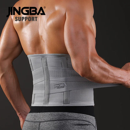 JINGBA SUPPORT Fitness Waist and Back Support Belt - Sweat-Resistant Trainer for Abdominal Muscles and Lumbar Joint Protection