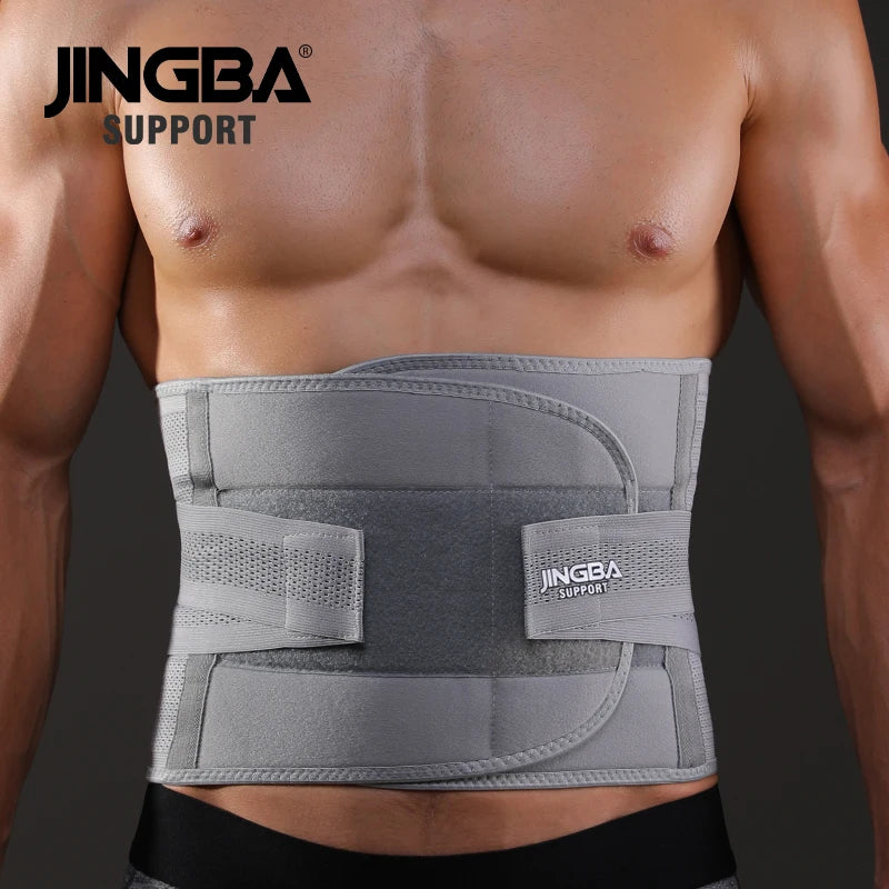 JINGBA SUPPORT Fitness Waist and Back Support Belt - Sweat-Resistant Trainer for Abdominal Muscles and Lumbar Joint Protection