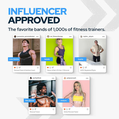 Assistance Resistance Bands for Pull-Up Training - Long Loop Power Bands for Strength and Flexibility - Includes Ebooks and Workout Chart for Home and Gym Use