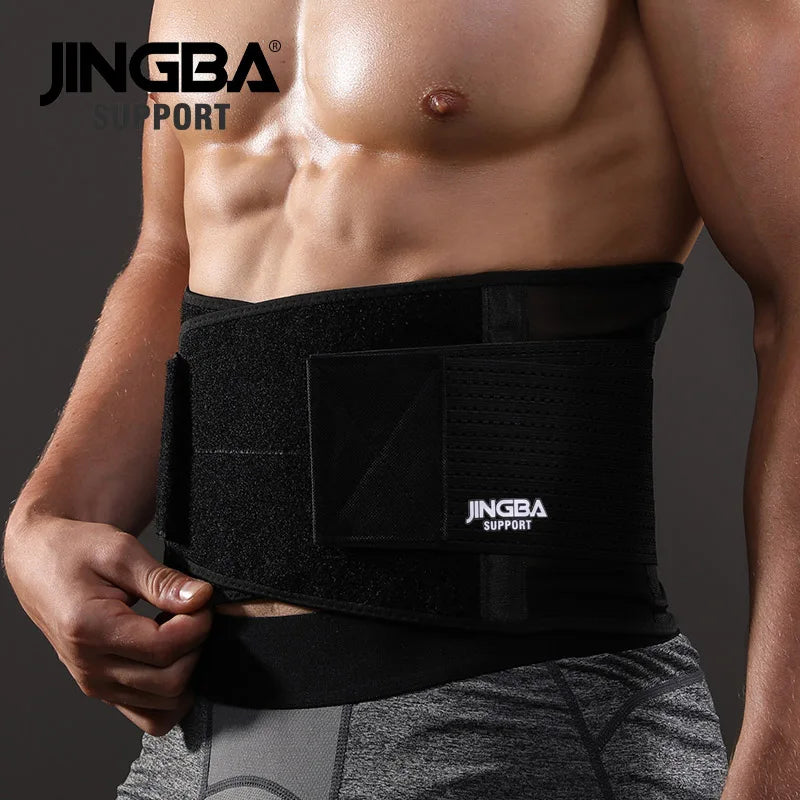 JINGBA SUPPORT Fitness Waist and Back Support Belt - Sweat-Resistant Trainer for Abdominal Muscles and Lumbar Joint Protection