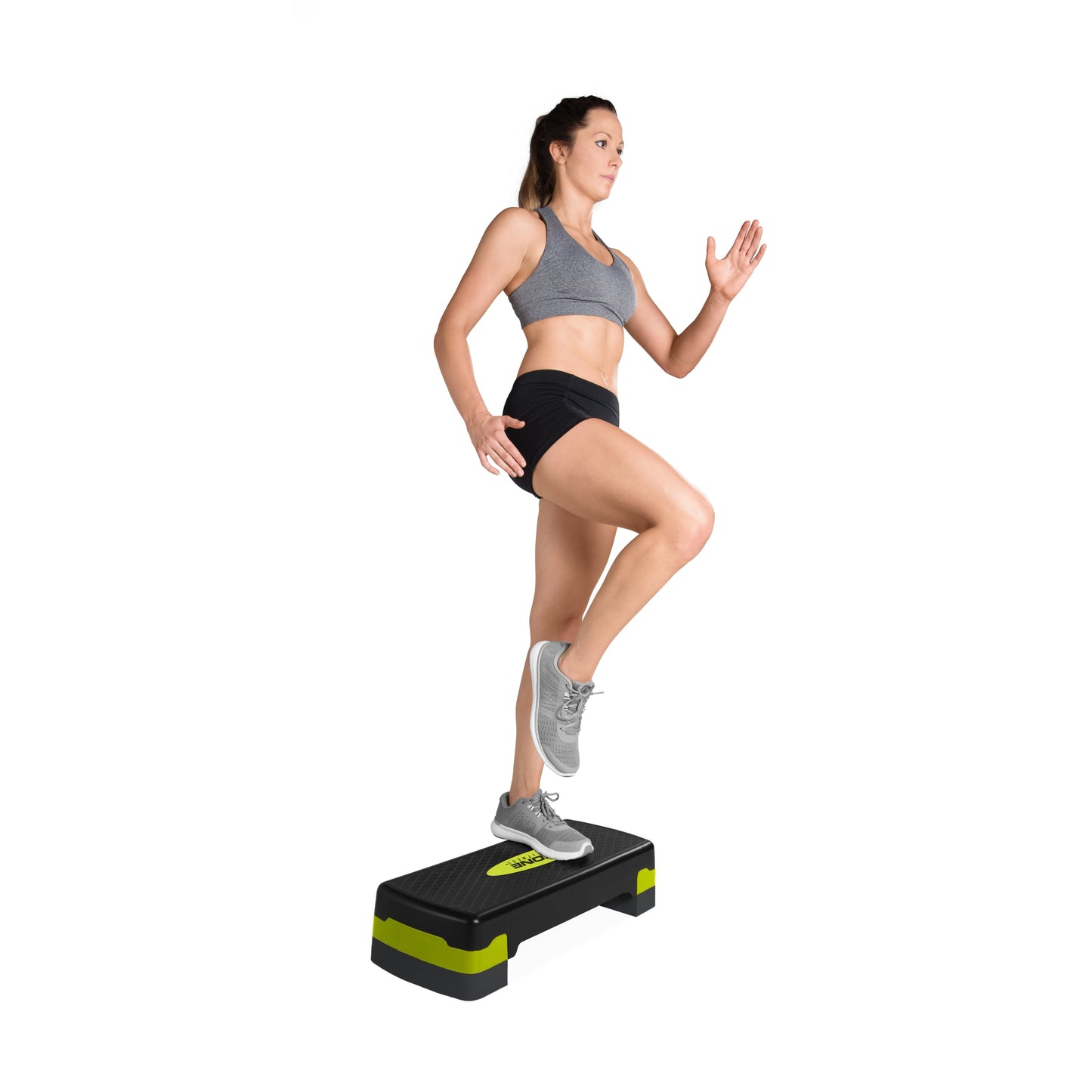 Professional Aerobic Step Platform in Black and Yellow