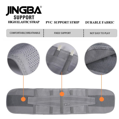 JINGBA SUPPORT Fitness Waist and Back Support Belt - Sweat-Resistant Trainer for Abdominal Muscles and Lumbar Joint Protection