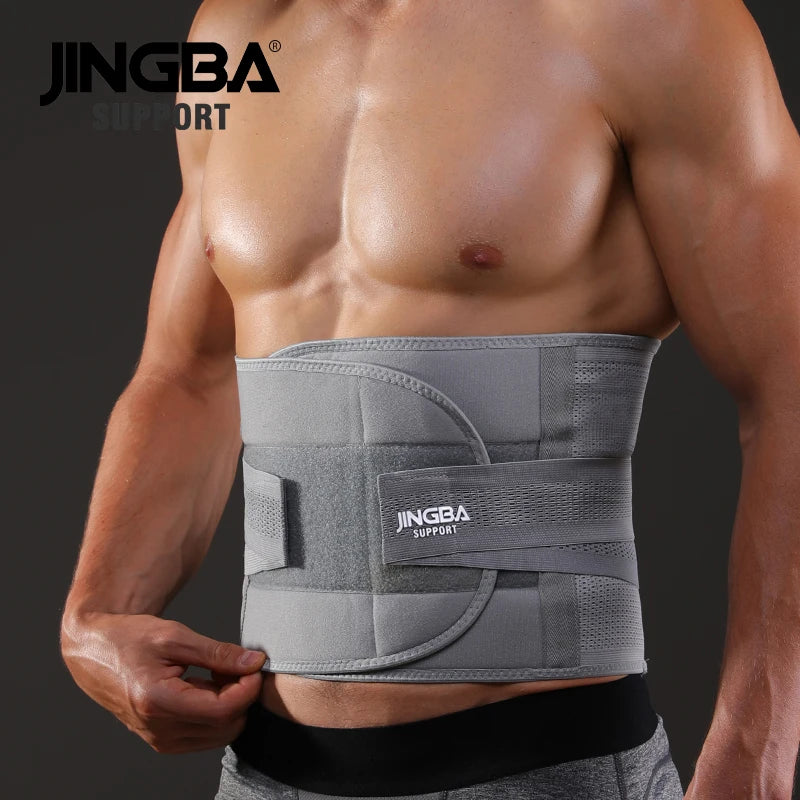 JINGBA SUPPORT Fitness Waist and Back Support Belt - Sweat-Resistant Trainer for Abdominal Muscles and Lumbar Joint Protection